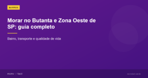 Morar no Butantã, Zona Oeste de São Paulo: infraestrutura, transporte e qualidade de vida